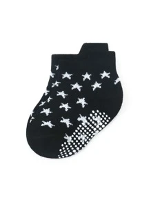 6 đôi Vớ chống trượt họa tiết ngôi sao cho trẻ em - Nhiều màu - Xem 4