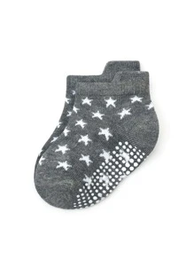 6 đôi Vớ chống trượt họa tiết ngôi sao cho trẻ em - Nhiều màu - Xem 5