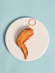 Llavero simulación pollo ala - Bronce - Ver 1