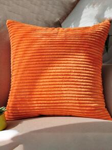 1 vỏ gối màu trơn không có chất độn - Màu Cam cháy - Xem 2