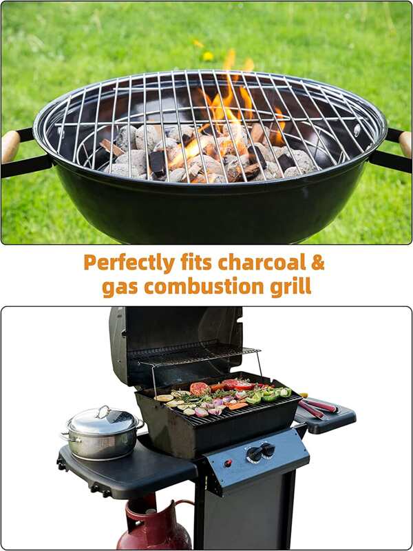 Grill Griddles,Stainless Steel Universal Griddle with 2 Barbecue