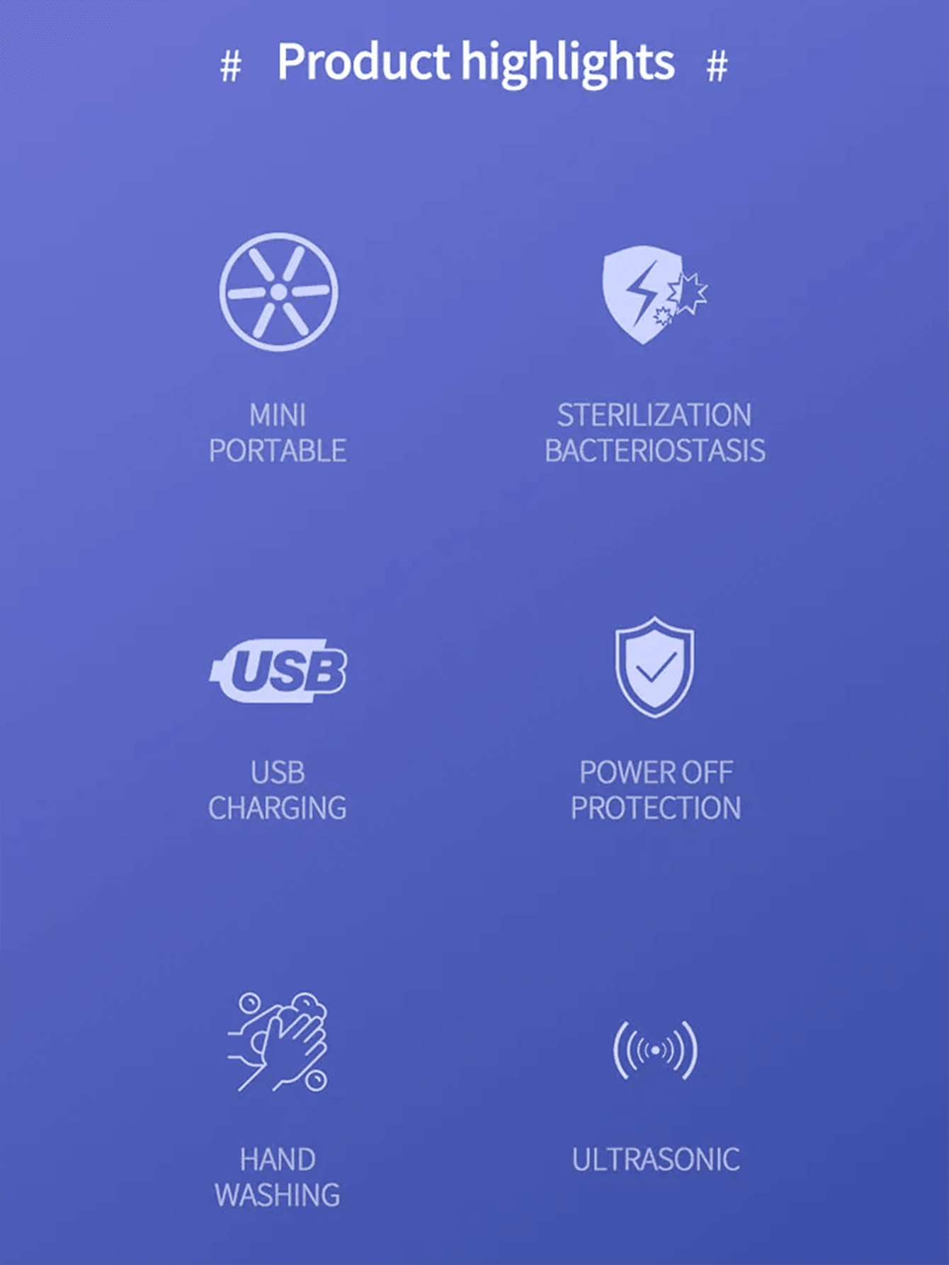 1pc ABS Portable Washing Machine, Modern White Foldable Highpower