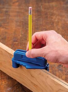 1pc ABS Drilling Locator, Modern Blue Locator For Woodworking - Blue - View 7