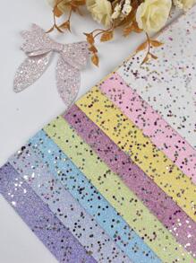 1pc Star Pattern DIY Fabric - Mint Green - View 1