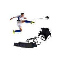 Soccer Ball Juggle Bag Children Auxiliary Circling Belt Kick Solo Soccer Trainer Football Kick Kids Football Training Equipment - Black - View 1