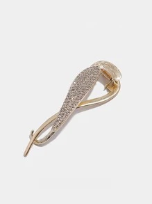 Horquilla con diseño de diamante de imitación - Dorado - Ver 2