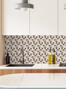 10pcs Mosaic Pattern Kitchen Sticker - Multicolor - View 6