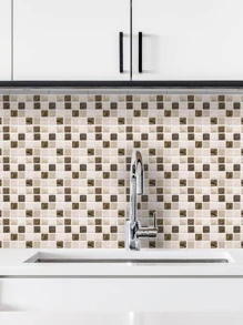 10pcs Mosaic Pattern Kitchen Sticker - Multicolor - View 1