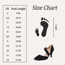 Women 3'' Heel Pumps Pointed Toe Dress Shoes - Black - View 7