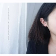 OMID Hoa tai đính nơ thời trang bằng bạc Sterling dành cho nữ làm quà tặng - Hoa tai - Xem 9