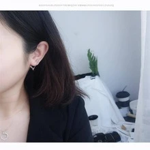 OMID Hoa tai đính nơ thời trang bằng bạc Sterling dành cho nữ làm quà tặng - Hoa tai - Xem 3