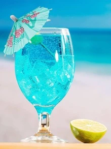 30入組夏威夷飲料雨傘 - 彩色 - 查看 4