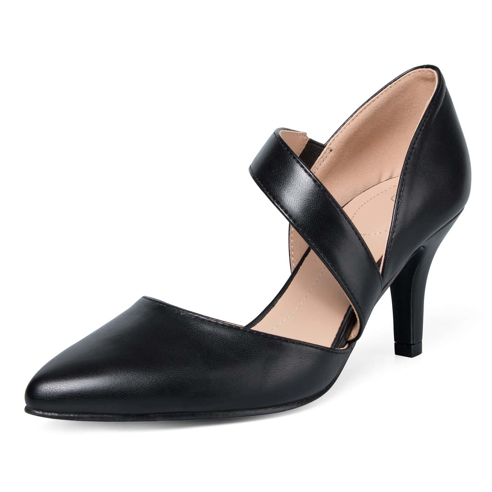 Women 3'' Heel Pumps Pointed Toe Dress Shoes - Bronze - View 1
