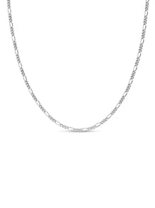 Minimalist Sterling Silver Layered Necklace - Silver - View 3