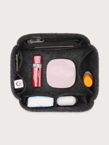 Pour H Picotin18 22 Insert de sac organisateur en tissu feutre, organiseur de seau de maquillage, sac intérieur de voyage portable, sacs de cosmétiques