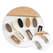 10入組素色髮夾 - 彩色 - 查看 3