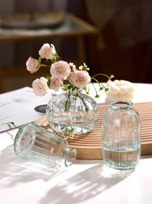 1入組透明花瓶 - 無色 - 查看 3