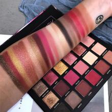 UCANBE Professional 18 Colors Eyeshadow Makeup Palette, High Pigmented 10 Matte + 7 Shimmer + 1 Metallic Glitter, Velvety Creamy Blendable Long Lasting Eye Shadow Pallets Makeup Set Kit - 彩色 - 查看 6