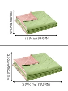 1 pieza Colcha de tela suave