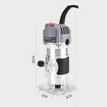 1pc Aluminum Alloy Electric Planer, Modern Electric Puncher For Carpentry - Blue - View 12