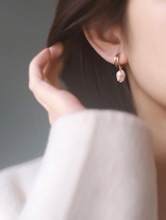 1pair Fashion Zinc Alloy Stamen Drop Earrings For Women For Daily Commute
