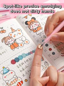 1支透明粘膠筆，現代多用途液體膠筆，適用於工藝品用品 - 粉色 - 查看 6