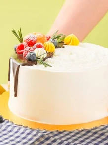 1 khay bánh màu trơn - Bạc - Xem 3