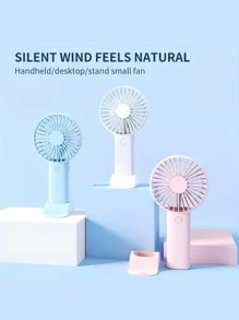 1 pièce Ventilateur de bureau rechargeable 300 mAh GS-02, portable