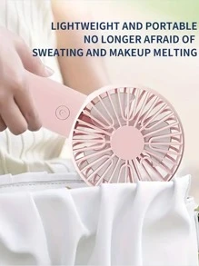 1 pièce Ventilateur de bureau rechargeable 300 mAh GS-02, portable