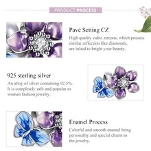 WOSTU Flower Sterling Silver DIY Bead - Silver - View 11