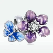 WOSTU Flower Sterling Silver DIY Bead - Silver - View 6