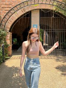 Women Tank Tops & Camis - Beis - Ver 6