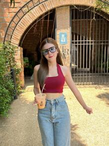 Women Tank Tops & Camis - Rojo - Ver 1