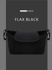 Stroller Bag Pram Stroller Organizer Baby Stroller Accessories Mummy Diaper Bag For Traveling, Stuff Bag - Black - View 7