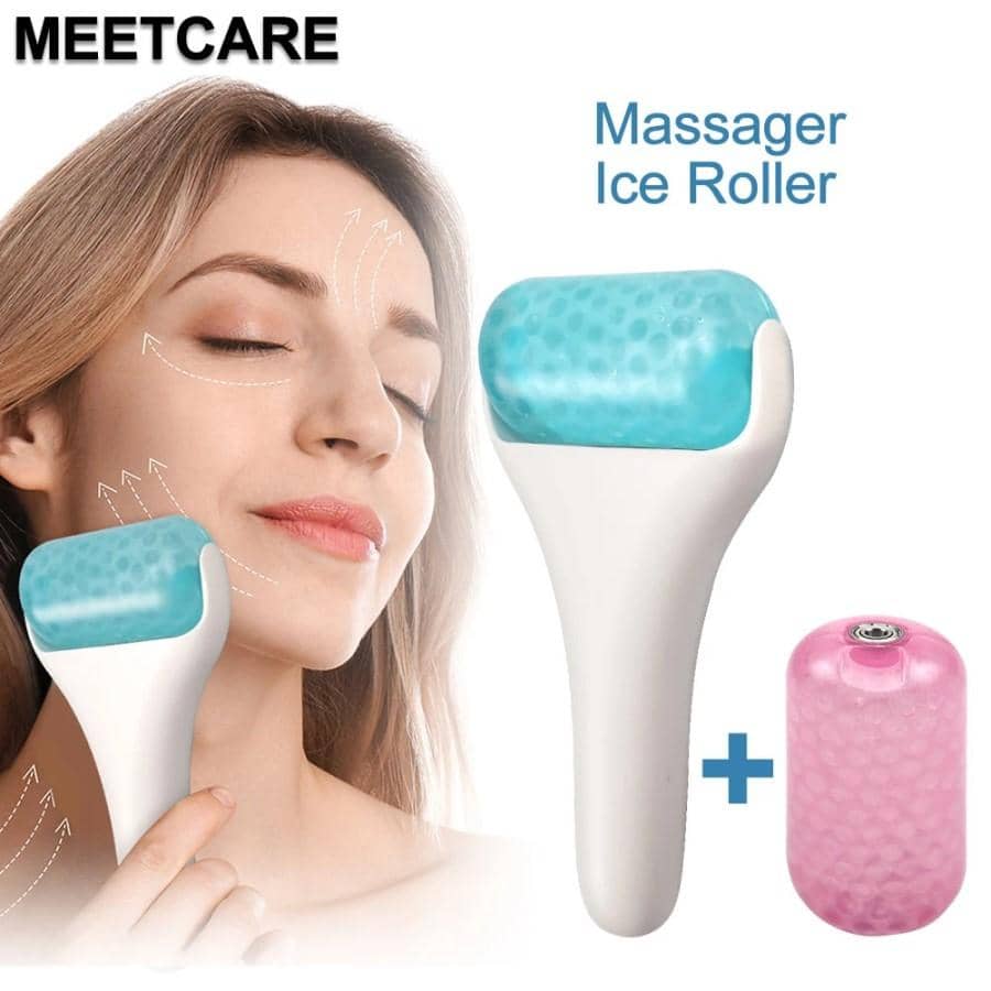 Reusable Face ICE Roller with 1pc Replacement Cool Cold Facial Massage