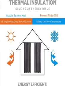 Panel única Cortina opaca unicolor - Gris - Ver 7