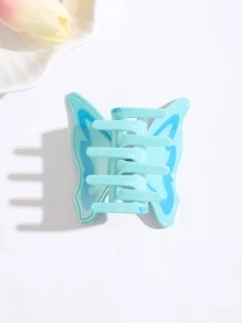 蝴蝶裝飾髮爪 - 彩色 - 查看 3