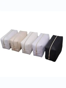 1 túi đựng đồ trang điểm di động - Màu be - Xem 2