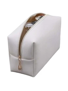 1 túi đựng đồ trang điểm di động - Màu be - Xem 4