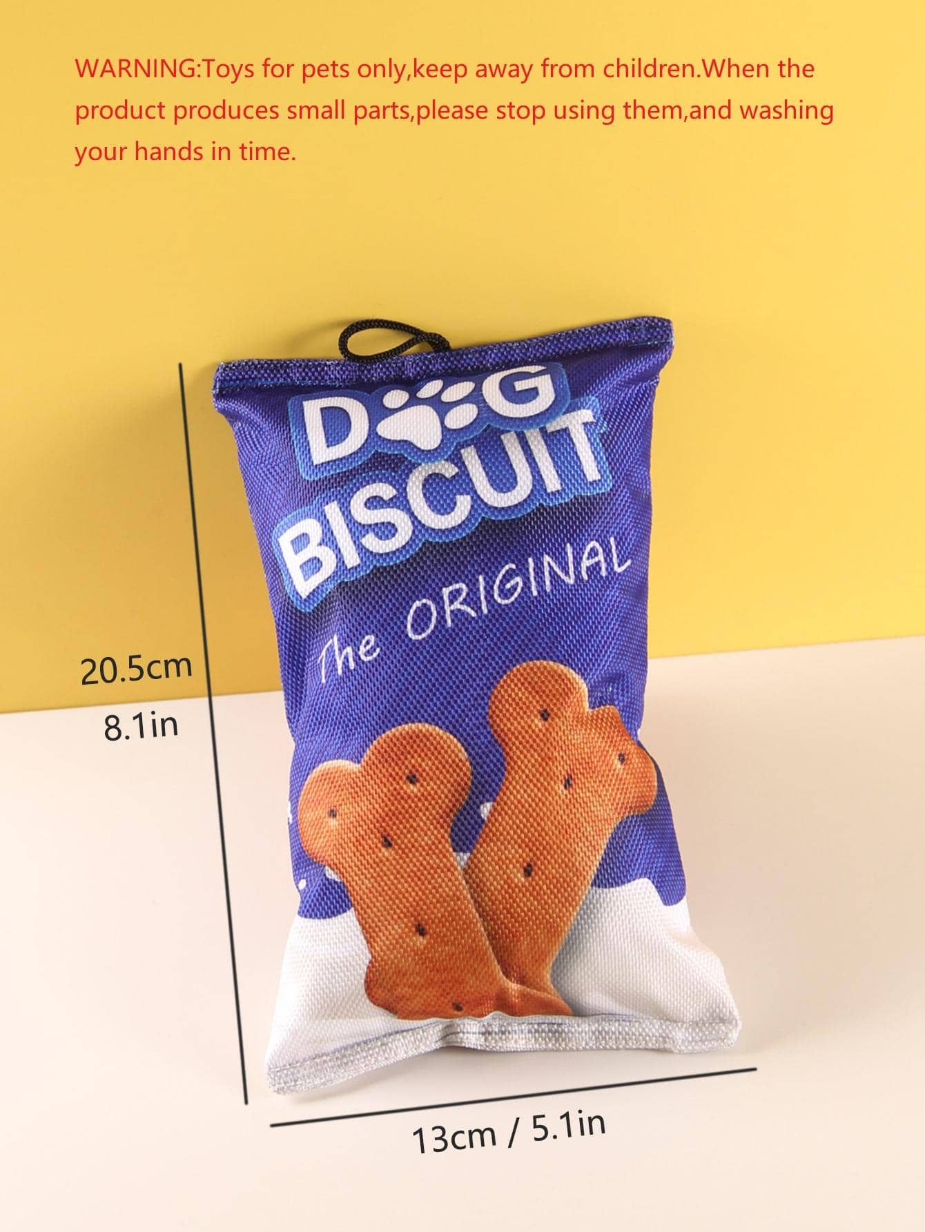 1pc Fun Foods Potato Chip Design Pet Sound Toy For Dog For Interaction