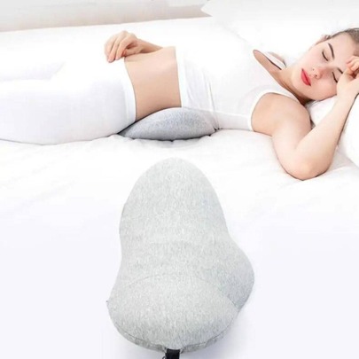 1pc Minimalist Memory Foam Lumbar Pillow, Portable Soft Throw Pillow For Household, Bedding, Pillow Inserts, Pillows For Bed, Home, Pillow Core