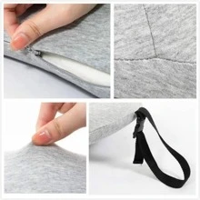 1 件装极简主义记忆海绵腰枕，便携式软抱枕，适用于家庭、床上用品、枕芯、床上枕头、家居、枕芯