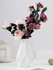 1 pieza Florero con textura de plástico - Rosa - Ver 4