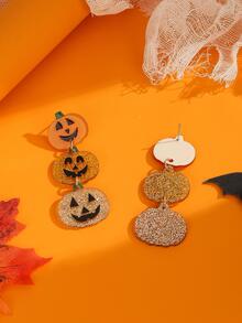 Halloween Pumpkin Drop Earrings - 1# - View 5
