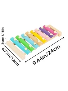 1 件儿童木制玩具学校、学生、文具、学校用品木制玩具、儿童玩具、玩具、精细运动技能、木制汽车玩具、木制玩具角色扮演 - 彩色 - 查看 8