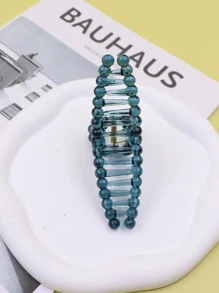 極簡風格髮爪 - 綠色 - 查看 2