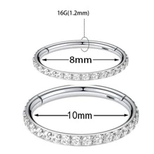 Vòng mũi - Bạc - Xem 4