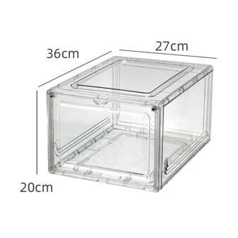 1 PC Clear Shoes Box, Clear PMMA Unisex Accessories For Shoes