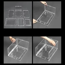 1 pezzo trasparente Scarpe trasparente PMMA unisex Accessori per Scarpe