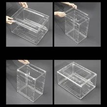 1 pezzo trasparente Scarpe trasparente PMMA unisex Accessori per Scarpe